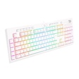 Imagem 4 de Teclado Gamer Usb Mecânico Redragon Brahma Pro, Branco, Switch Brown, Rgb, Abnt2, K586W-Rgb-Pro-Pt-Brown