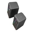 Imagem 2 de Caixa De Som Gamer Redragon Anvil Gs520, Áudio 2.0, 5Watts x2, P2, Usb, Rgb, Preto