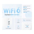 Imagem 1 de Roteador Tp-Link Deco X10, Ax1500, Kit c/3, Wifi 6, Gigabit, Dual Band 2.4/5 Ghz, 1.201 Mb/S, 2 Antenas Int