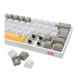 Imagem 5 de Teclado Gamer Usb Mecânico Redragon Lakshmi, Amarelo/Branco/Cinza, Switch Brown, Branco, Abnt2, K626-Yl-Wt-Gy