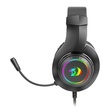 Imagem 2 de Headset Gamer Redragon Hylas H260Rgb, 2x P2, Rgb, Preto