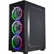 Imagem 2 de Gabinete Gamer Kmex Cg-10W5 Elite, Sem Fonte, 3 Fans, Rgb, Preto, Lateral De Vidro