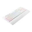 Imagem 1 de Teclado Gamer Usb Mecânico Redragon Brahma Pro, Branco, Switch Brown, Rgb, Abnt2, K586W-Rgb-Pro-Pt-Brown