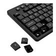 Imagem 6 de Kit Teclado E Mouse Sem Fio Redragon Office Bs-7094, Wireless, Preto, Abnt2