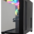 Imagem 4 de Gabinete Gamer Kmex Cg-02J1 Ghost Shark, Sem Fonte, Sem Fan, Led Rgb, Preto, Lateral De Vidro