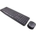 Kit Teclado E Mouse Sem Fio Logitech Mk235, Resistente À Água, Cinza, Abnt2, 920-007903