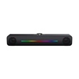 Miniatura de Soundbar Gamer C3tech Sb-50Bk, Rgb, Áudio 2.0, 3Watts x2, P2 + Usb, Preta