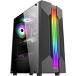 Miniatura de Gabinete Gamer Kmex Cg-01A9 Bifrost Vi, Sem Fonte, Sem Fan, Led Rgb, Preto, Lateral De Vidro