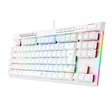 Imagem 1 de Teclado Gamer Usb Mecânico Redragon Magic-Wand Pro, Branco, Switch Blue, Rgb, Abnt2, K587W-Rgb-Pro-Pt-Blue