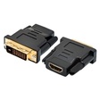 Miniatura de Adaptador Dvi-D Macho X Hdmi Fêmea, Dual Link 24+1, Md9 7239