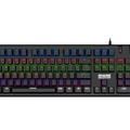 Teclado Gamer Usb Mecânico Kmex Dracarys-kgdb28, Preto, Switch Blue, Led, Abnt2