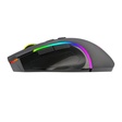 Imagem 3 de Mouse Gamer Redragon M602P-Ks Griffin Pro, 4.800 Dpi, 7 Botões, Sensor Paw3212, Wi-fi, Bluetooth e Usb, Preto