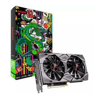 Placa De Vídeo Geforce Ddr6 12Gb/192 Bits Rtx 3060 Pcyes Graffiti, 2 Fans, Dp, Hdmi, Pgs3060Fs192, Preta