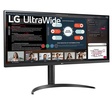 Imagem 2 de Monitor Gamer Led 34", 075Hz, 5Ms, Lg 34Wp550, Ips, Ultrawide, Full Hd, 2Hdmi, Headphone Out, Aj. Altura, Preto
