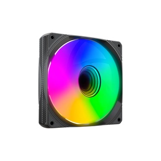 Cooler Fan Rgb C3Tech F9-L320Bk, Controlável, 6 Pinos, Led, 120X120X25 Mm, Preto