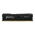 Memória Desktop Ddr4 08Gb/3200 Mhz Kingston Fury Beast, Cl 16, 1.35V, Kf432C16Bb-8Wp, Preta