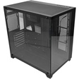 Imagem 1 de Gabinete Gamer Kmex Cg-02J1 Ghost Shark, Sem Fonte, Sem Fan, Led Rgb, Preto, Lateral De Vidro