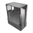 Imagem 1 de Gabinete Gamer Kmex Cg-06W5 Demon, Sem Fonte, Sem Fan, Led Argb, Preto, Lateral De Vidro