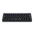 Imagem 4 de Teclado Gamer Usb Mecânico Redragon Lakshmi, Preto, Switch Azul, Rgb, Abnt2, K606R