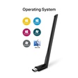 Imagem 4 de Adaptador Sem Fio Tp-Link Archer T2U Plus Ac600, Wireless, Dual Band 2.4/5 Ghz, 633 Mb/s, Usb 2.0