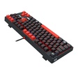 Imagem 5 de Teclado Gamer Usb Mecânico Redragon Flamengo Nation, Preto, Switch Brown, Vermelho e Branco, Abnt2, Fl576