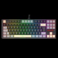 Teclado Gamer Usb Mecânico Redragon Kumara Rgb, Preto, Cinza e Amarelo, Switch Brown, Rgb, Abnt2, K552Lgy-Rgb