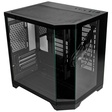 Imagem 2 de Gabinete Gamer Aquário Kmex Cg-01Kv Angulo, Sem Fonte, Sem Fan, Lateral De Vidro, Preto