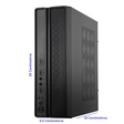 Imagem 3 de Gabinete Slim Micro-Atx Bluecase Bg-2002, Com Fonte 200W, Preto