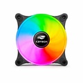 Cooler Fan Rgb C3Tech F9-L160Bkrgb, Conector Molex, Led, 120X120X25 Mm, Preto