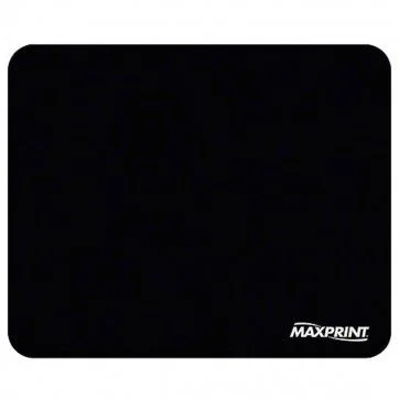 Mousepad Maxprint Padrão, 18 Cm X 22 Cm, Preto