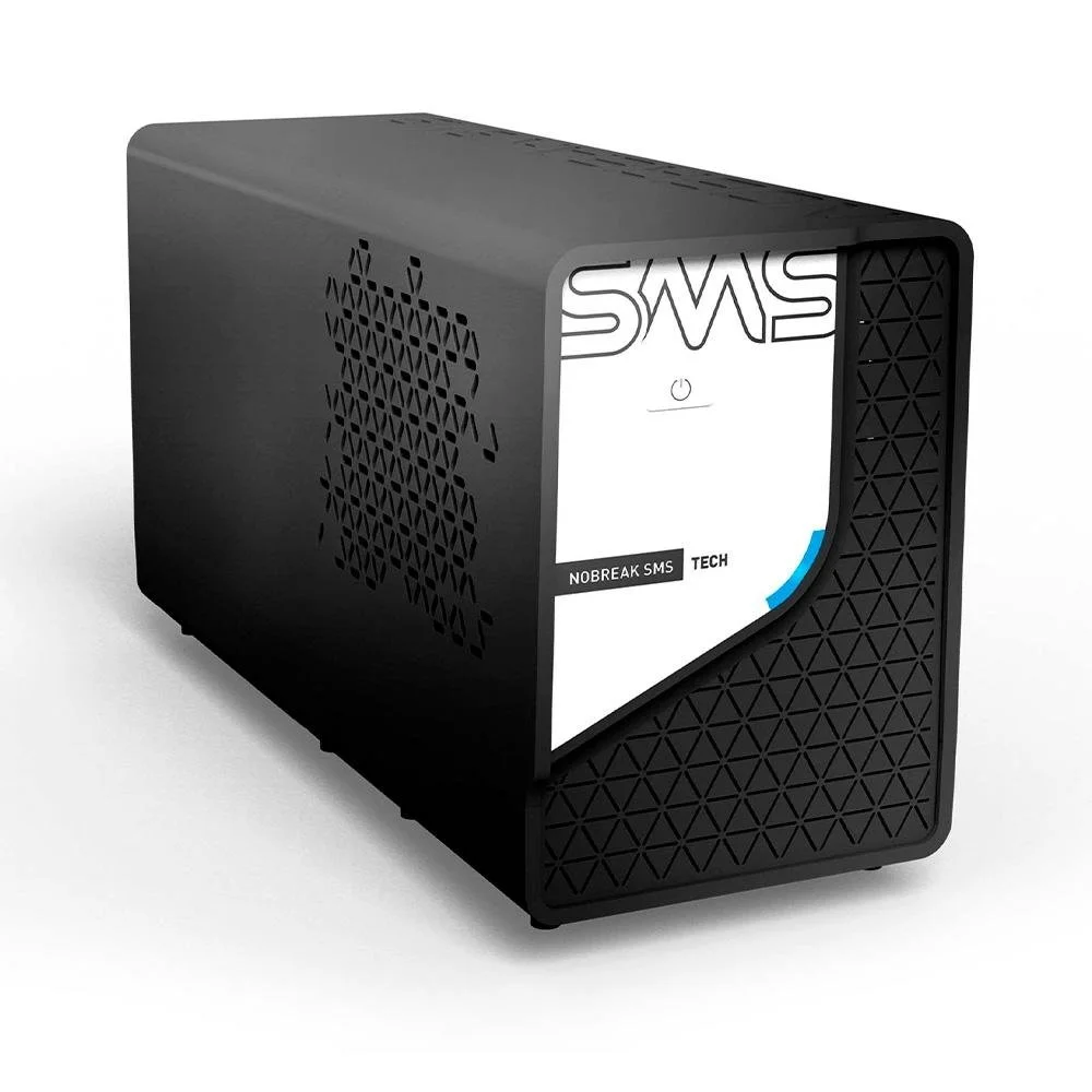 Nobreak 0600 Va Sms Tech 29300, Entrada: Bivolt, Saída: 115 V, 6 Tomadas, 10 Ah