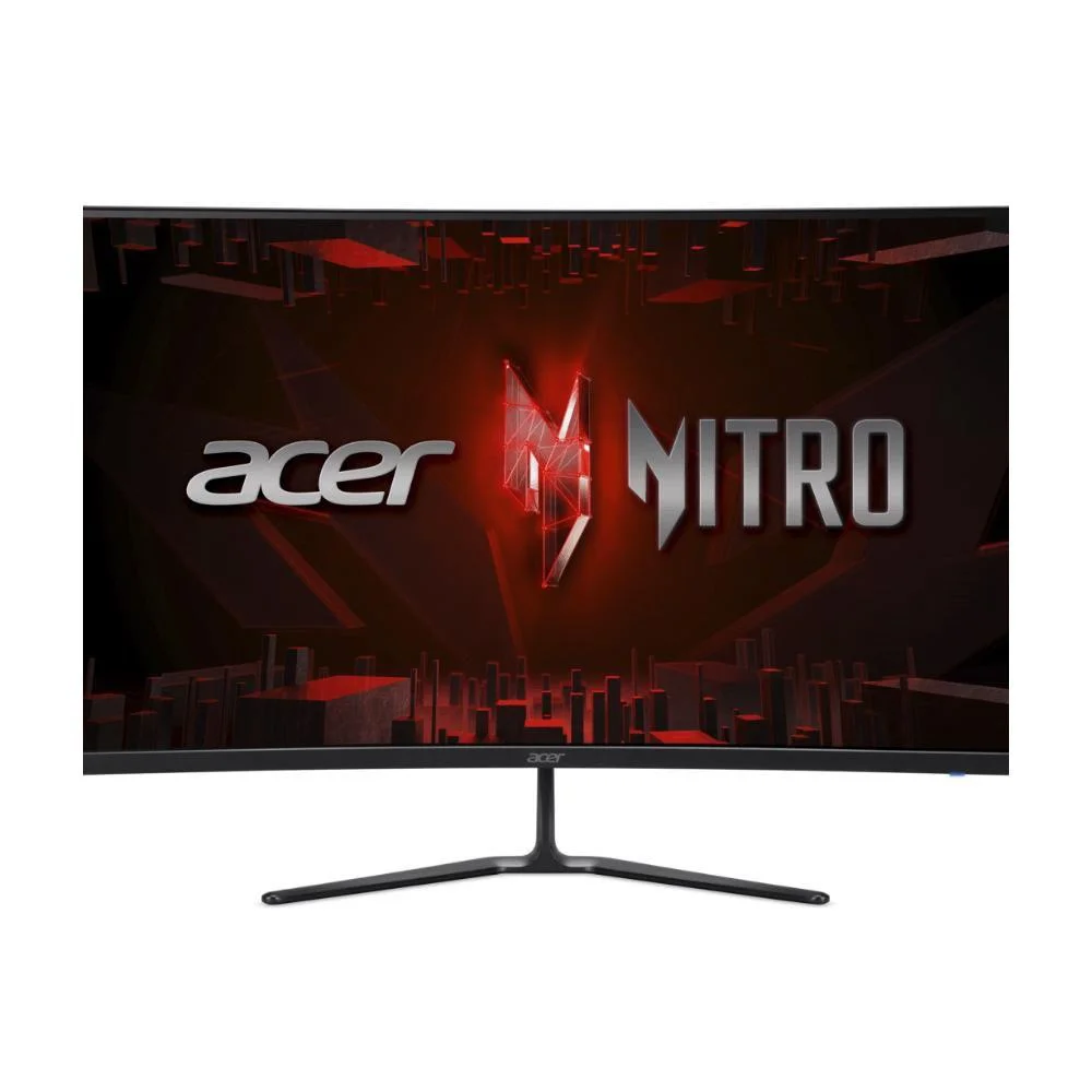 Monitor Gamer Led 31.5", 240Hz, 1Ms, Acer Curvo Nitro Ed320Q X2Bmiipx, Va, Fhd, Dp, Hdmi, Hp Out, Vesa, Preto