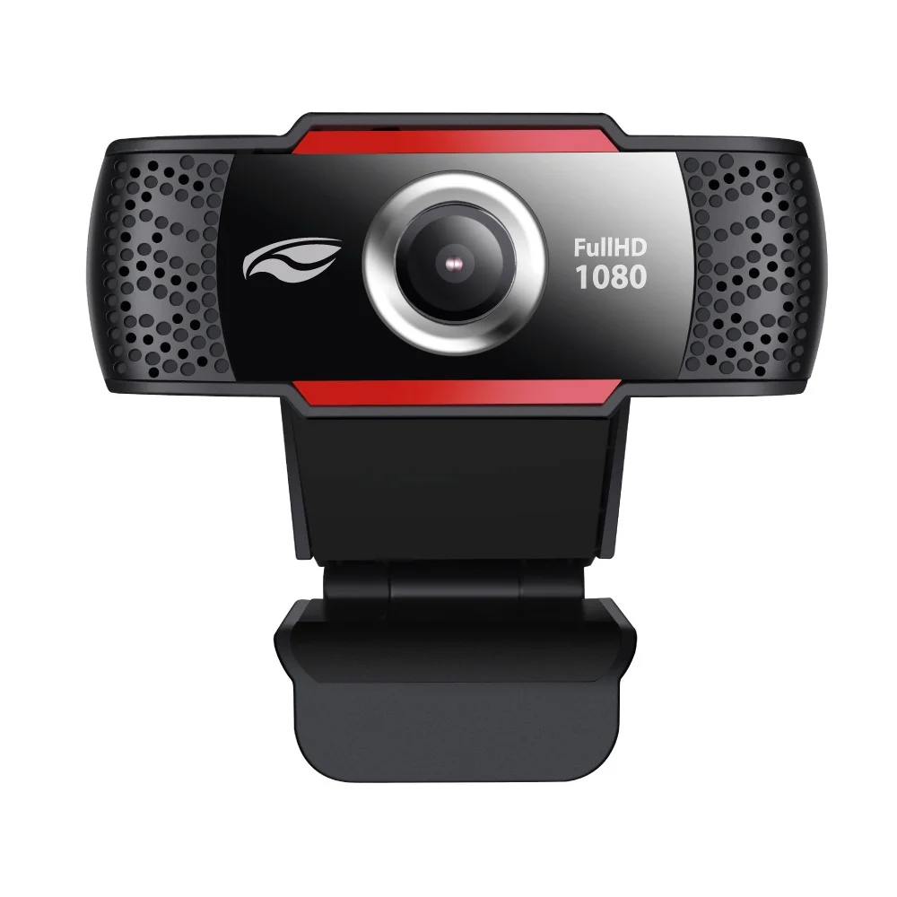 Webcam C3Tech Wb-100Bk, Hd, 1080P, 2 Mega, Preta