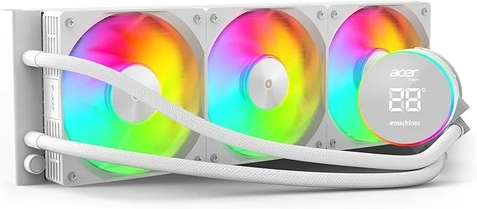 Water Cooler 360Mm Acer Emachines Ac360Yn White, Rgb, Branco