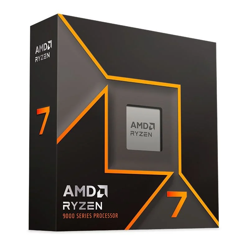 Processador Am5 Amd Ryzen 7 9700X, 3.8 Ghz, Max Turbo 5.5 Ghz, 040 Mb Cache, Com Vídeo Integrado, Sem Cooler