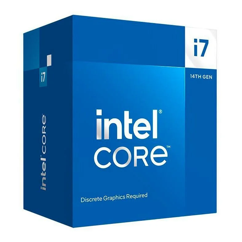 Processador 1700 Intel 14ª Geração Core I7-14700F, 3.4Ghz, Turbo 5.4Ghz, Cache 33Mb, Sem Vídeo, Bx8071514700F