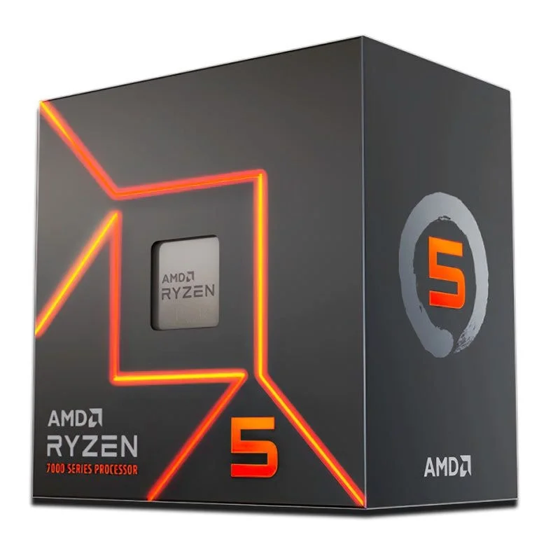Processador Am5 Amd Ryzen 5 7600, 3.8 Ghz, Max Turbo 5.1 Ghz, 038 Mb Cache, Com Vídeo Integrado, Com Cooler