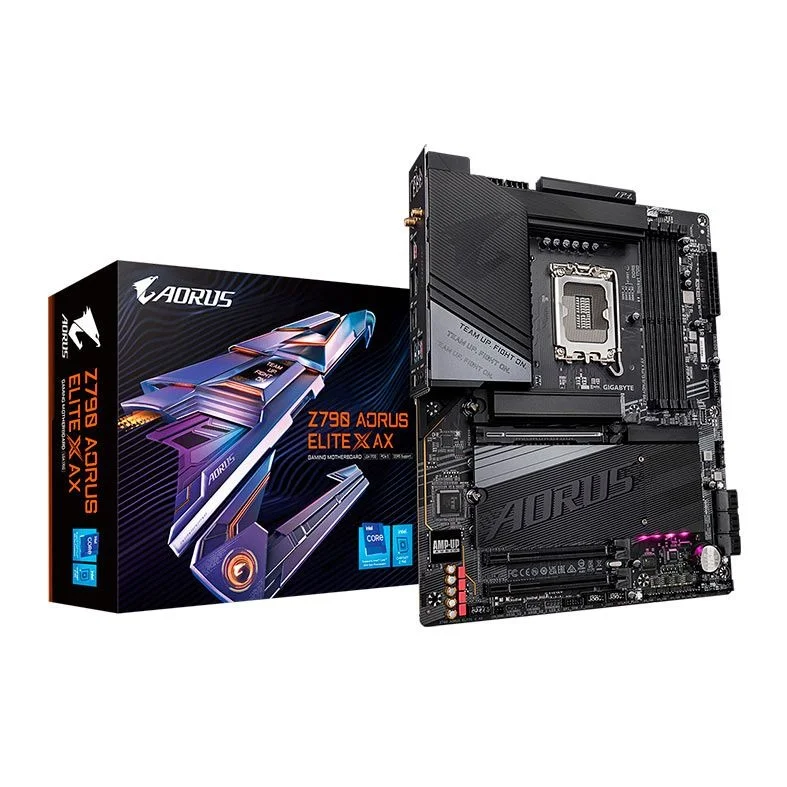 Placa Mãe 1700 12ª, 13ª, 14ª Geração Gigabyte Z790 Aorus Elite X Ax, Ddr5 192Gb, Dp, Hdmi, Usb, M2/Nvme