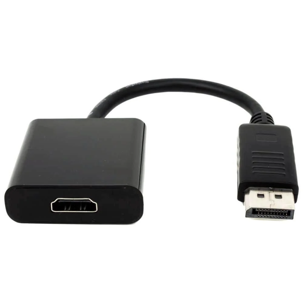 Cabo Adaptador De Vídeo Displayport Macho Para Hdmi Fêmea, 15 Cm, Md9 6274