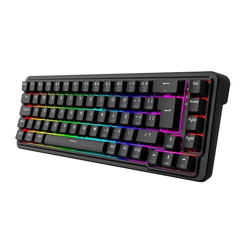 Teclado Gamer Usb Mecânico Redragon Nova Magnetic, Preto, Switch Magnético UltraMag, Rgb, Abnt2, K729Rgb-M