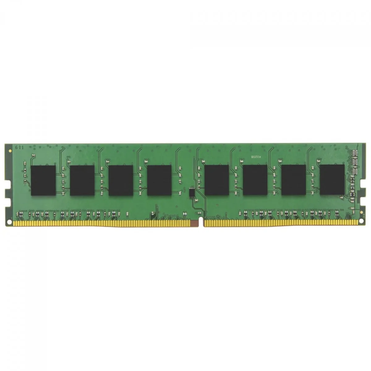 Memória Desktop Ddr4 08Gb/3200 Mhz Kingston, Cl 22, 1.2V, Kvr32N22S8-8Wp, Verde