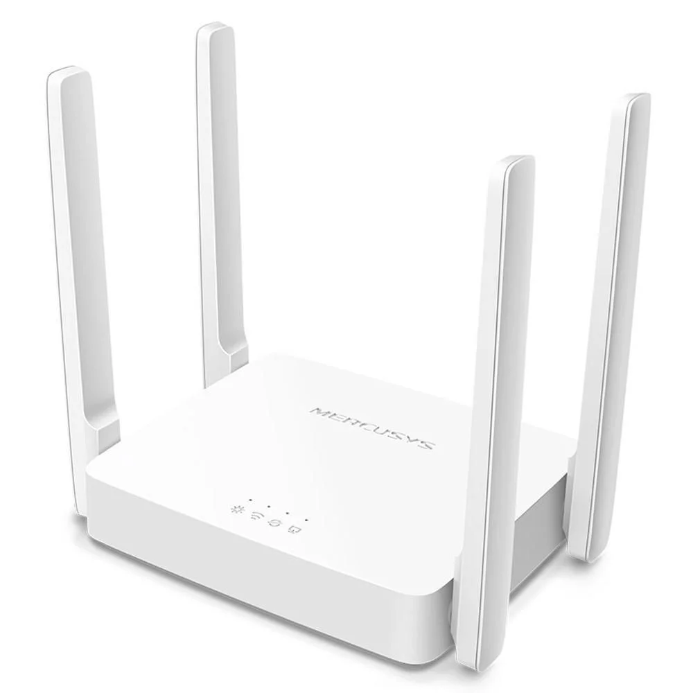 Roteador Mercusys Ac10 Ac1200, Wireless, Dual Band 2.4/5 Ghz, 867 Mb/S, 4 Antenas