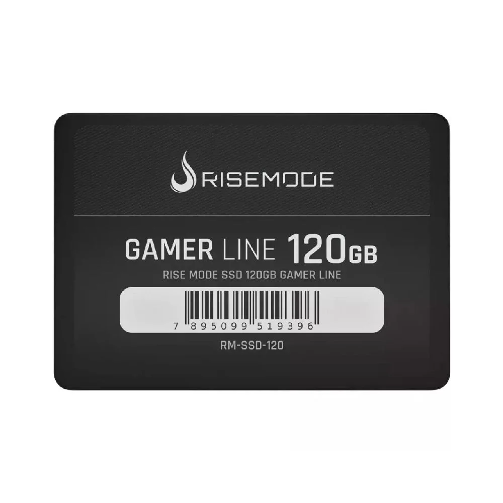 Ssd Sata3 120 Gb Rise Mode Gamer Line Rm-Ssd-120, Lê: 530 Mb/S, Grava: 520 Mb/S, 2.5"