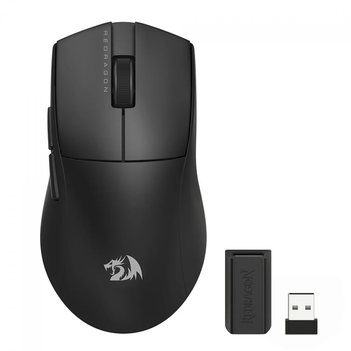 Mouse Gamer Redragon M916-Pro-1K King Pro, 26.000 Dpi, 5 Botões, Sensor 3395, Wi-fi, bluetooth e Usb, Preto