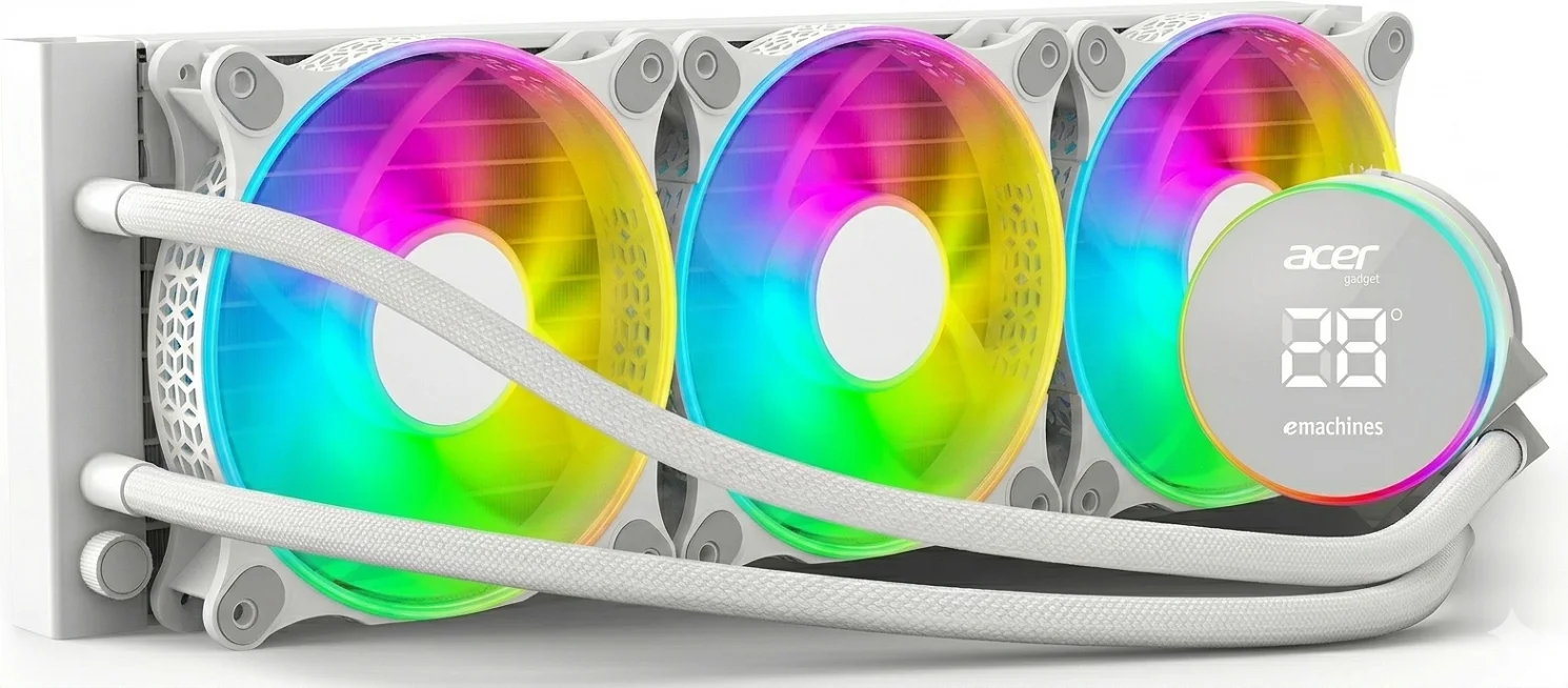 OPENBOX - Water Cooler 360Mm Acer Emachines Ac360Yn White, Rgb, Branco