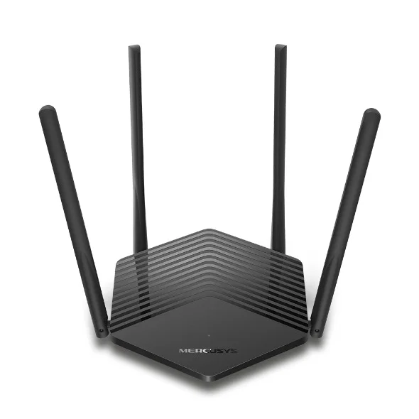 Roteador Mercusys Mr60X, Ax1500, Wifi 6, Gigabit, Dual Band 2.4/5 Ghz, 1.501 Mb/S, 4 Antenas