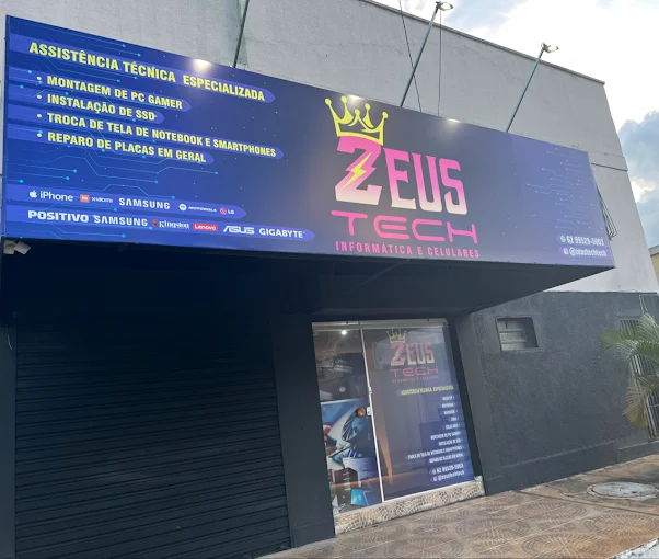 Fachada Zeus Tech F001 - Av. Olinda, Goiânia